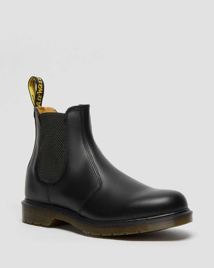 Dr Martens Chelsea Boots Dame Svart 2976 Smooth Læder 2346WIKVX